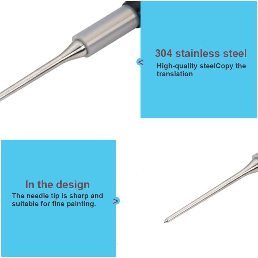 3pcs/set DIY Barista Home Tool Coffee Art Pen Tamper Latte Decorating Needle Stainless Steel Kitchen Cappuccino Carving Cafe