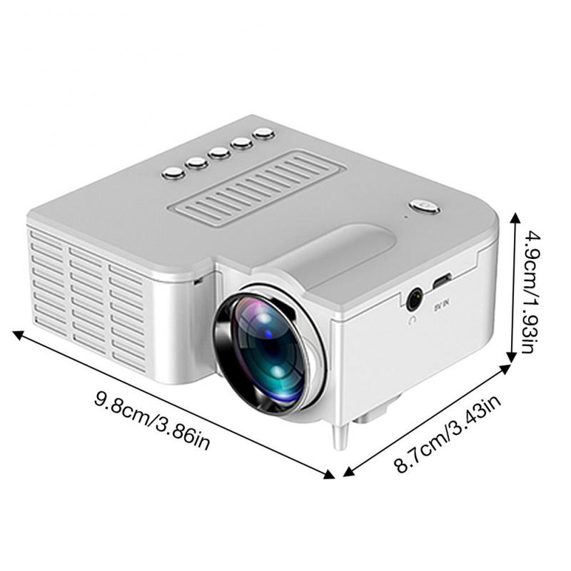 Mini Portable Video Projector LED WiFi Projector UC28C 16.7M Video Home Cinema Movie Game Cinema Office Video Projector