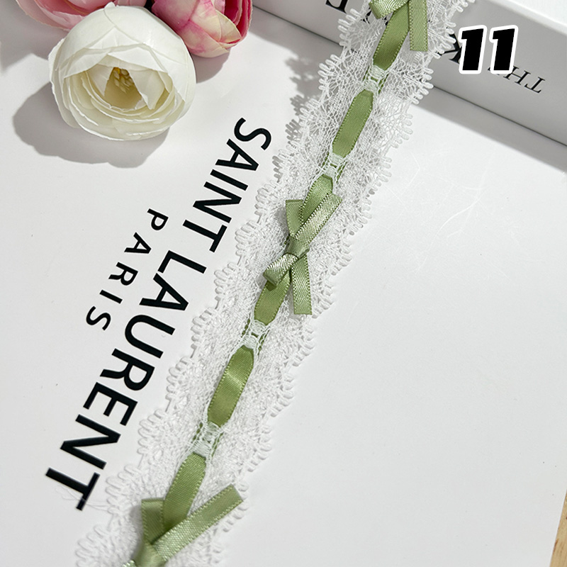 1m rosett plisserad spets handgjord gör-det-själv-dekoration babykläder kjol fåll kläder spets accessoarer gardiner heminredning accessoarer: Pistolmetall