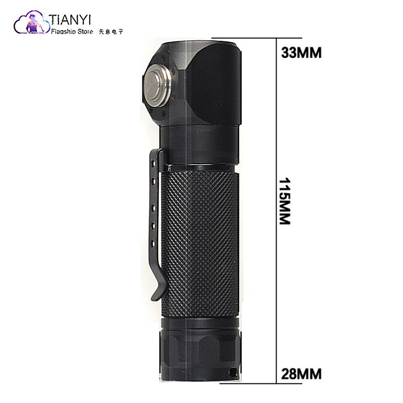 High-power corner lighting LED glare flashlight Portable aluminum alloy rechargeable tail magnet lighting