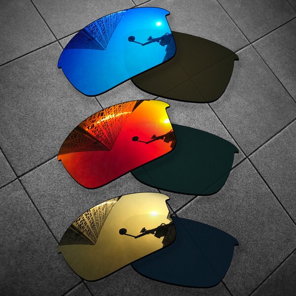 Vonxyz-lentes polarizadas de repuesto para gafas de sol, lentes de sol polarizadas con múltiples opciones, compatible con teléfono móvil, botella de roble Rocket: Ice-Ruby-BronzeGold