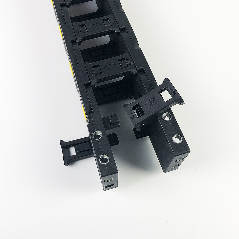 25x50 Nylon Mochine Towline 25 Plastic Cable Chain Drag Chain Transmission Chains Bridge Type L 1m 25*50