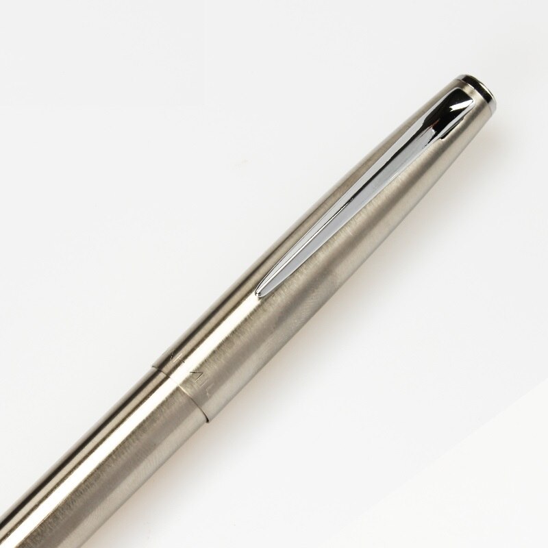 Financial Tip 0.38mm Extremely Fine Fountain Pen Stainless Steel Classic Body Ink Pens Student School Office Stationery