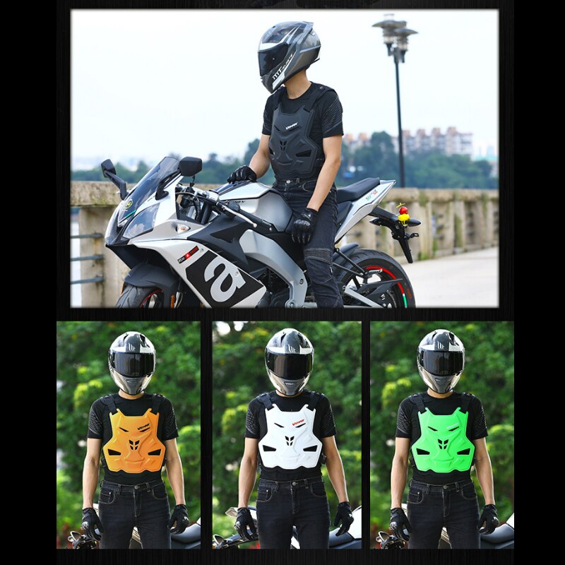 Vemar motorcykel panser motorcykel jakke motocross moto vest ryg brystbeskytter off-road snavs cykel beskyttelsesudstyr