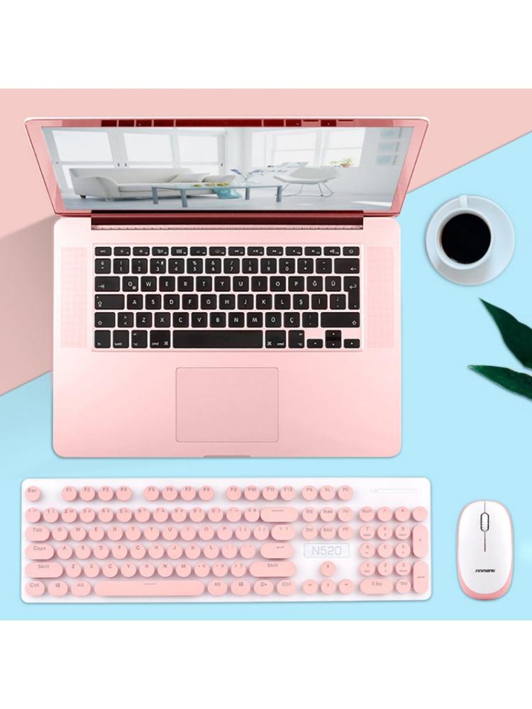 Wireless Keyboard and Mouse Set Silent Desktop Computer Laptop Keypad Business Office Home Mute Mice Keyboard