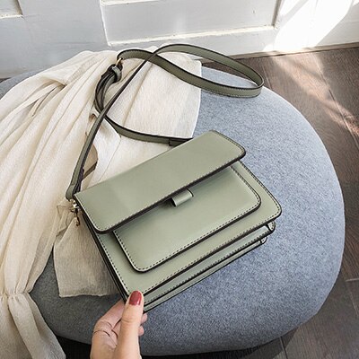 Handtas Vrouwen Schoudertas Luxe Kleine Crossbody Tassen Pu Lederen Portemonnees En Handtassen Travel Handtas: green