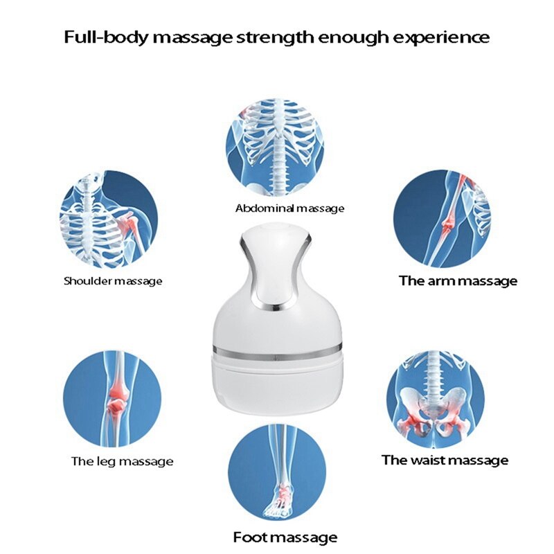 Smart Elektrische Kat Huisdier Hoofd Massager Haargroei Deep Tissue Kneden Massage Apparaat Met 4 Massage Hoofd