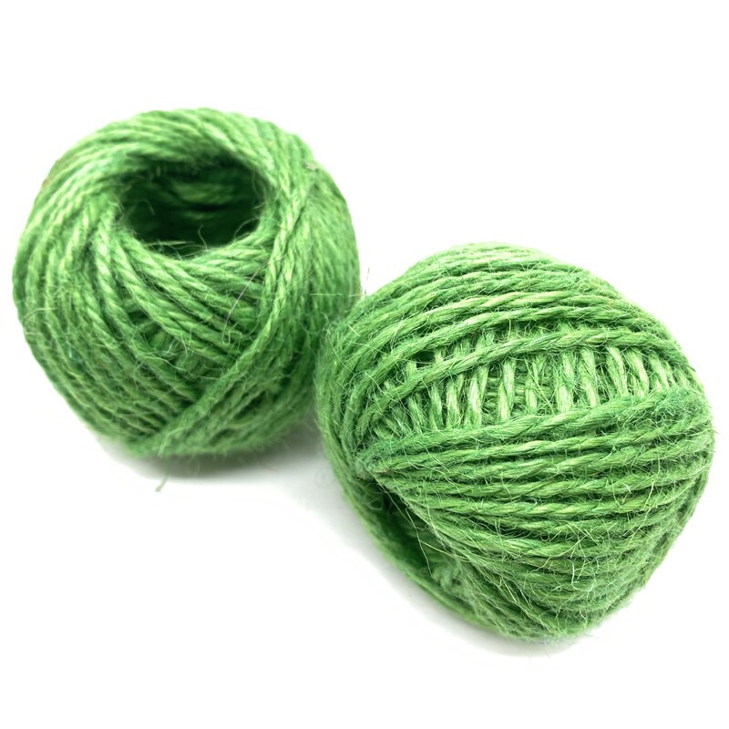 25Meter/roll Natural Hessian Burlap Jute Twine Rope for Wedding Party Decor Ribbon for DIY Party Craft Decorations: 07