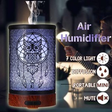 12W 100ml hibou modèle Intelligent lampe à LED huile essentielle humidificateur Air aromathérapie diffuseur purificateur silencieux fer brumisateur