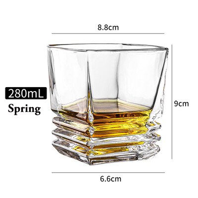 Whiskyglazen, Scotch Bril, ouderwetse Whisky Bril/Perfecte Voor Scotch Liefhebbers/Stijl Glaswerk Voor Bourbon/Rum