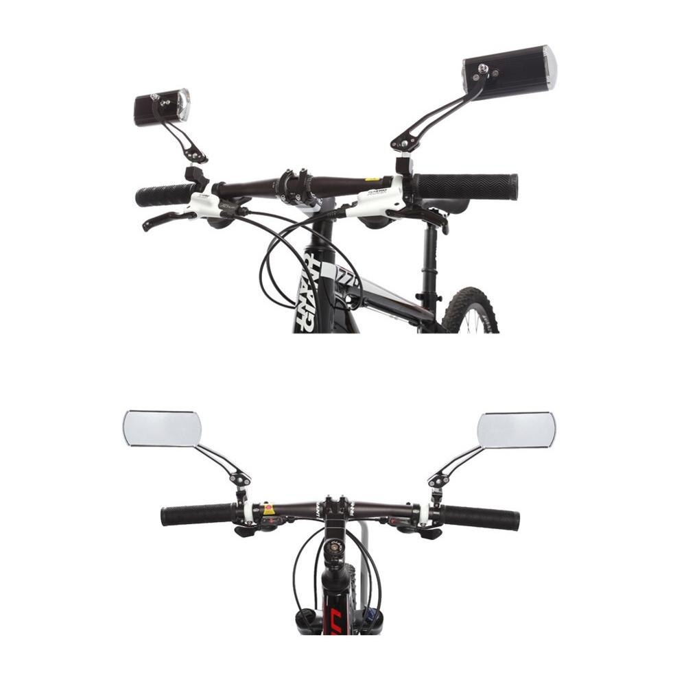 Cykel spegel cykel backspegel vidvinkel platt spegel cykling styr säkerhetsspegel för mtb cykel tillbehör