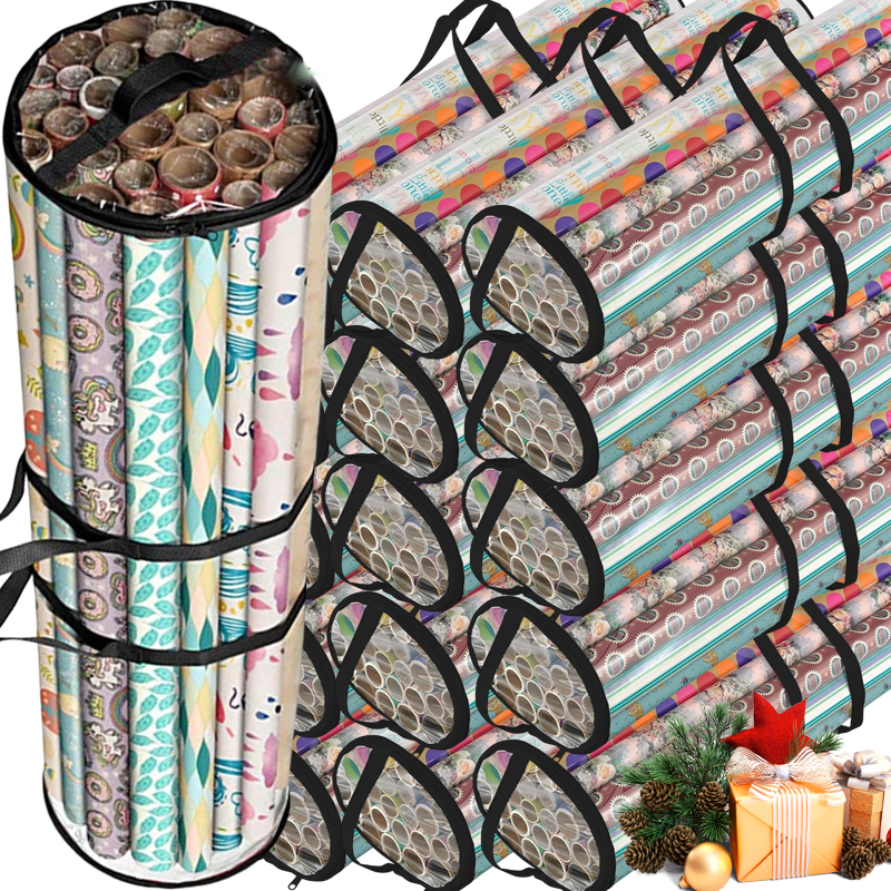 1/3 stücke Geschenkpapier Lagerung Tasche trans... – Grandado