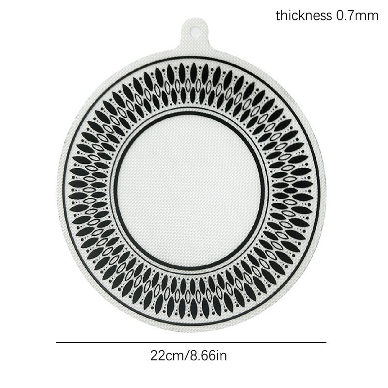 Estera de cocina de inducción, Protector contra arañazos para estufa de inducción, esteras de silicona multifuncionales para revestimientos de freidora de aire, 1 Uds.: Verde