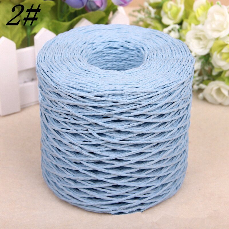 200 Yards Raffia Straw Rope Hat Yarn Paper Raffia Crochet Straw Yarn 2mm Organic TJM9110: Pattern 2
