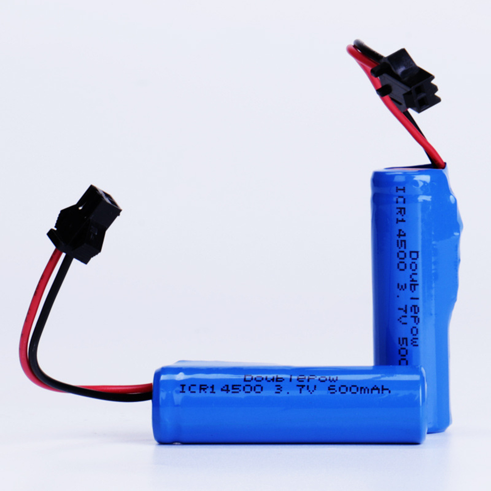 14500 AA rechargeable battery 3.7V 500mAh rechargeable lithium battery with intelligent protection board