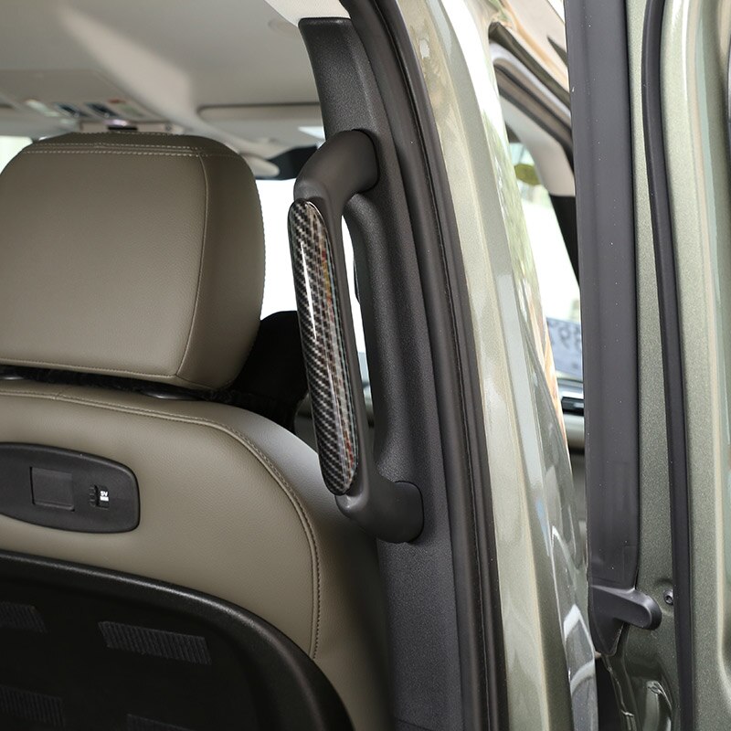 auto accessories For Land Rover Defender 110 130 ABS Oak Grain Car Rear Handle Decoration Strip Cover stickers car goods