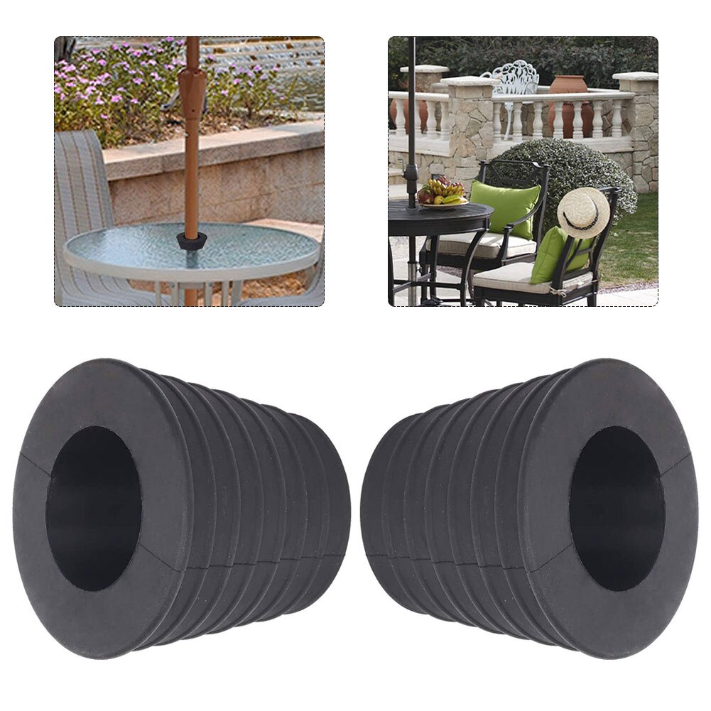Terrassebord paraply kegle kile ring stik passer til paraply stang diameter 38mm til terrasse bord hul åbning eller parasol base stativ