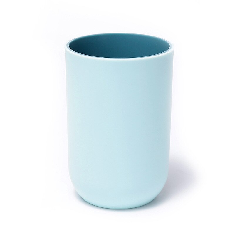 1 Pcs Style Toothbrush Cup Bathroom Holder Style Cup Washing Supplies Couple Tooth Cup: Light blue