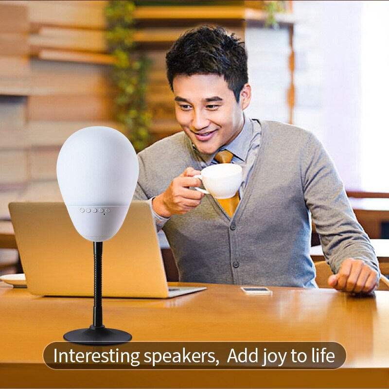 LED RGB Colorful Light Bluetooth Speaker Entertainment Funny Speaker Funny Color Changing Decompression Toy Bluetooth Audio
