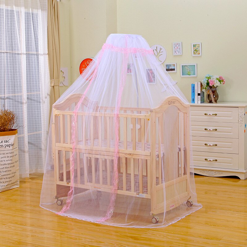 Bebê verão mosquito net cama mosquiteiro branco cama cúpula pendurado mosquito capa anti-mosquito mosquito rede 160x450mm: A