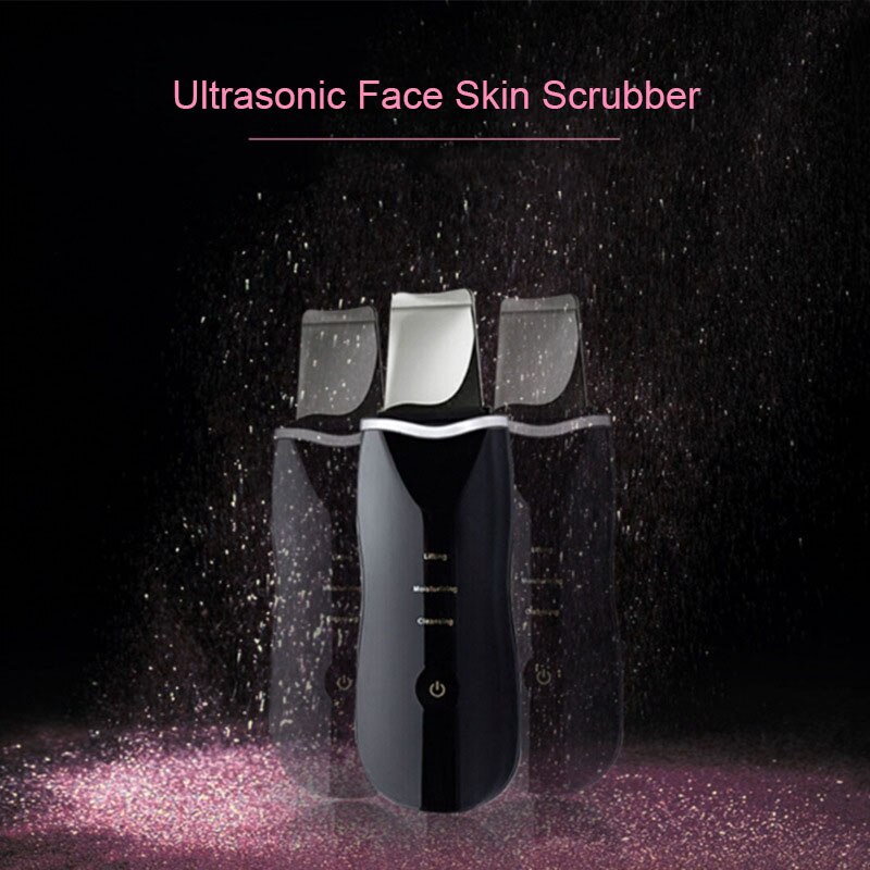 Épurateur ultrasonique de la peau du visage, outil de nettoyage en profondeur de la peau, élimine les rides et les points noirs