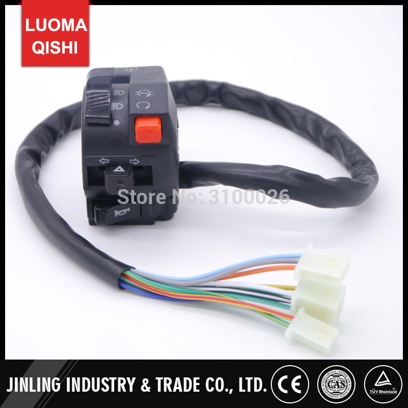 Multifunction Control Inhibitor Handle Switch Fit For China ATV Jinling JLA-13T-2 110cc 150cc 200cc 300cc Quad Bike Parts