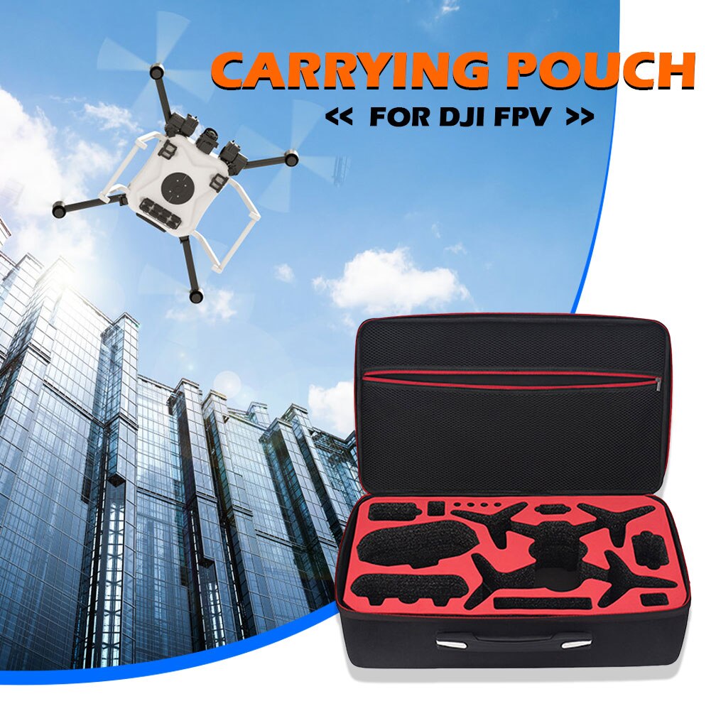 Travel Carrying Case for DJI FPV Drone Controller Goggles V2 Accessories Console Protective Bag Adjustable Handle Bag Travel