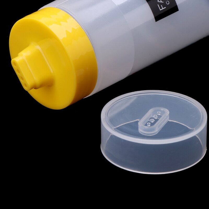 4-loch Kunststoff Salat Dressing Squeeze Flasche Würze Spender Ketchup Senf spender