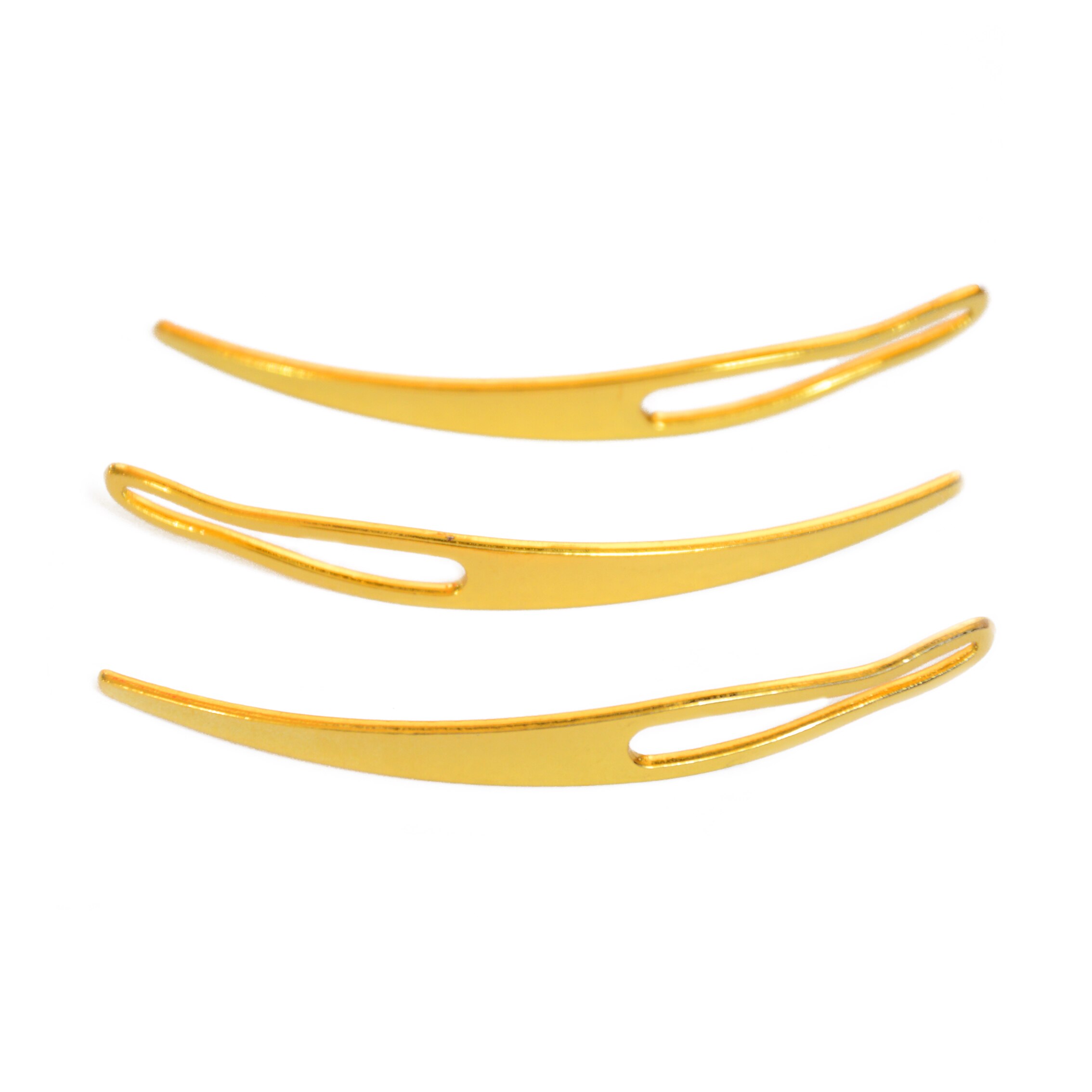 2 pcs Dreadlocks Interlocking Needles Crochet Wig Needle Curved Hair Needle for Making Wigs Hair Interlocking Tools