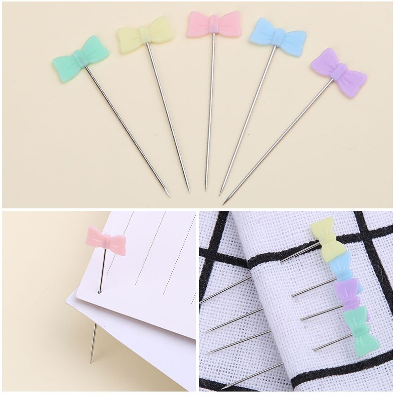 Lmdz 50/100 Pcs/Box Positionering Naald Patchwork Pinnen Naaien Marker Naald Spelden Diy Handgemaakte Diy Naaien Accessoires