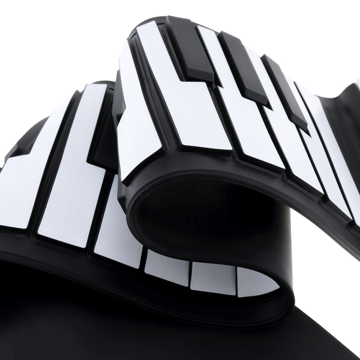 ¡Oferta! Teclado electrónico de Piano enrolladas a mano Flexible de silicona con iluminación para niños estudiantes rendimiento musical y entrenamiento