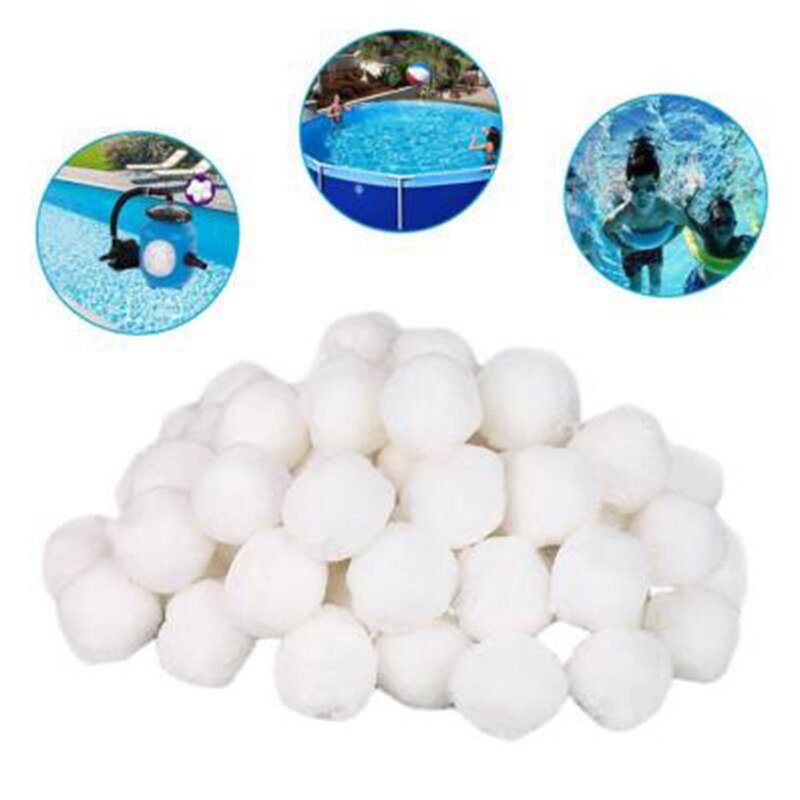 Filtro bolas para piscinas, recipiente de algodón seco y húmedo portátil, filtro de tanque de peces limpio, Material de filtro, fibra de purificación de agua