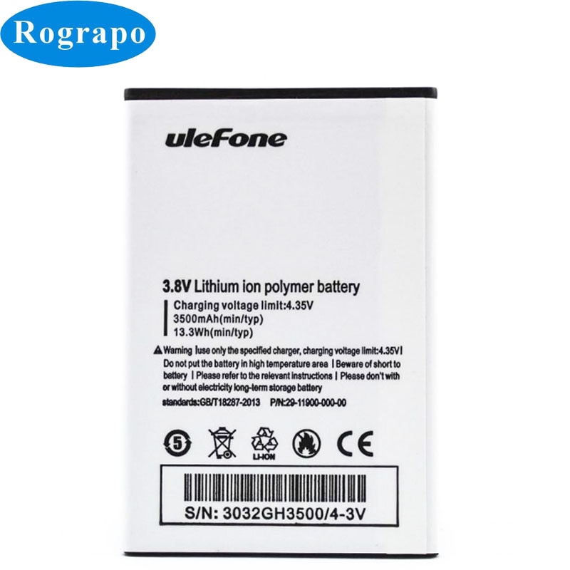 3500Mah U008Pro Vervangende Mobiele Telefoon Batterij Voor Ulefone U008 Pro 4G 5.0Inch MTK6737 Batterijen +