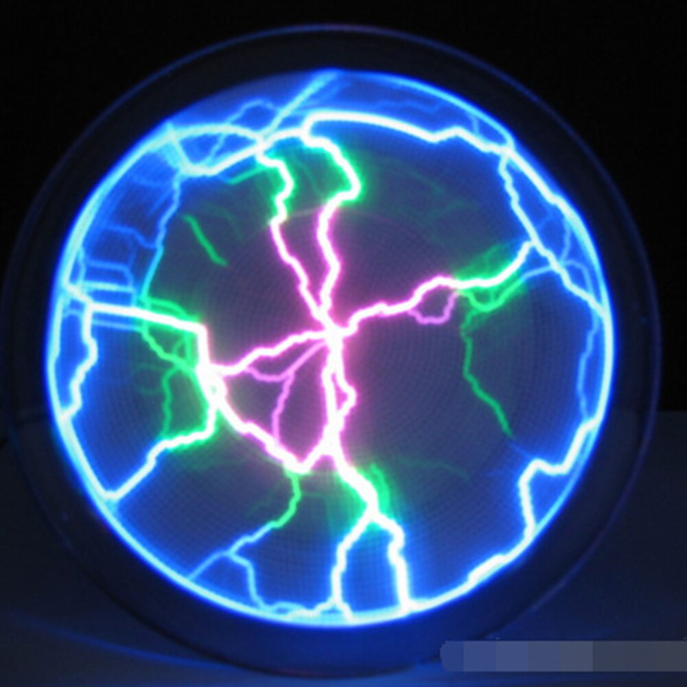 Colourful Plasma Disk Sensor Lighting Plate Led Fancy 2.5 Inches Disco Party Club Decor Glass Mini Pocket Portable Home