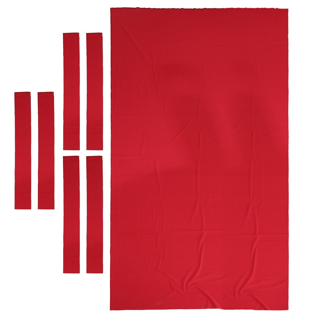 Pool Table Felt - Billiard Cloth Replacement - for 8 Foot Table - Perfect for the Casual Player - Select Colors: Red