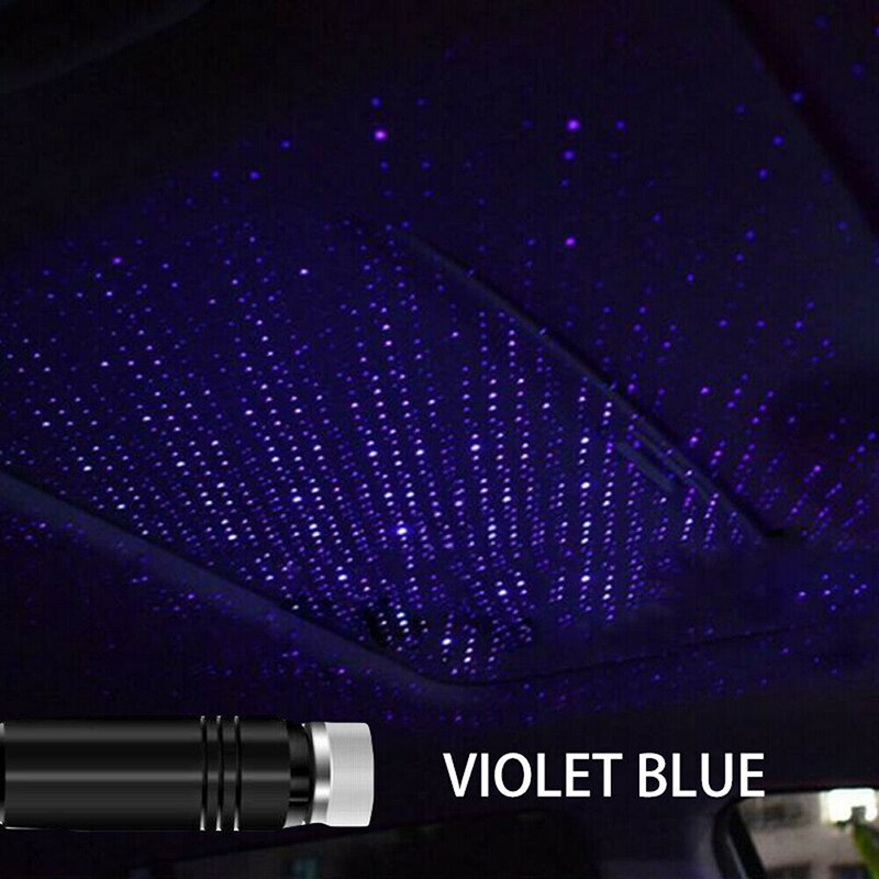 LED USB Car Roof Star Plug Play Car Home Ceiling Romantic USB Night Light Starry Sky Red Blue Decor Multiple Lighting Effects