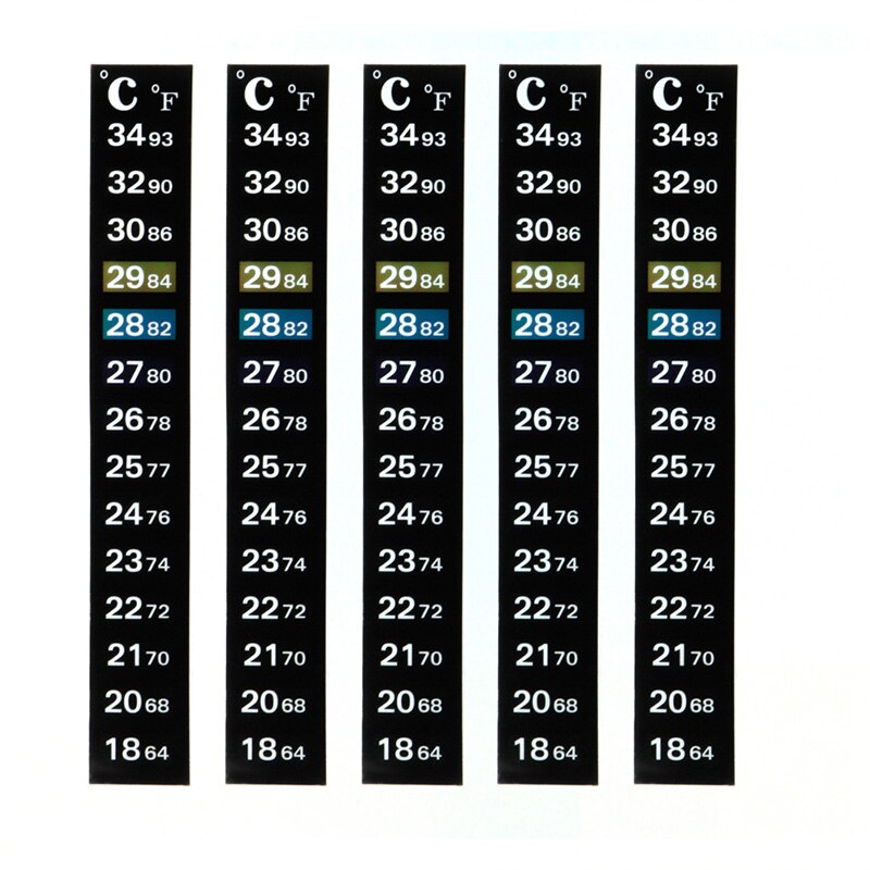 1Pc Temperatur Aufkleber Digital Dual Skala Aquarium Aquarium Thermometer Temperatur Aufkleber