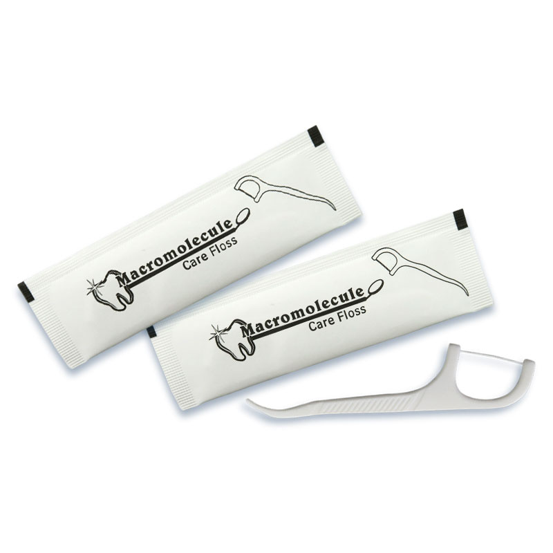 100 stuks tandzijde met tandenstokjes, wegwerp tandzijde, ideaal voor hotel, reis en gezin. individuele verpakking.