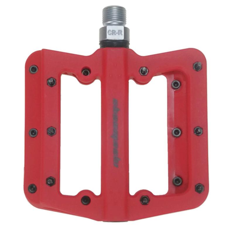 SHANMASHI DIVER Mountain Bike Pedals MTB Pedals BMX Bicycle Flat Pedals Nylon Multi-Colors Cycling Pedal Ultralight Parts: 4