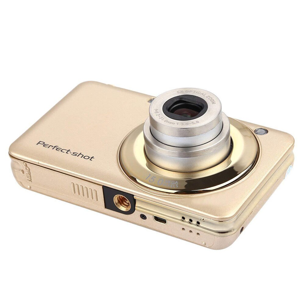 24MP Kids Compact Optical Zoom Portable Digital Camera Colorful Lithium Battery Anti-shake High Definition Video Record