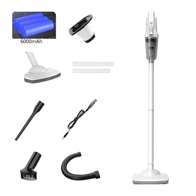 Handheld Cordless Vacuum Cleaner High-power Strong Suction Rechargeable Multiuse: Exclusive