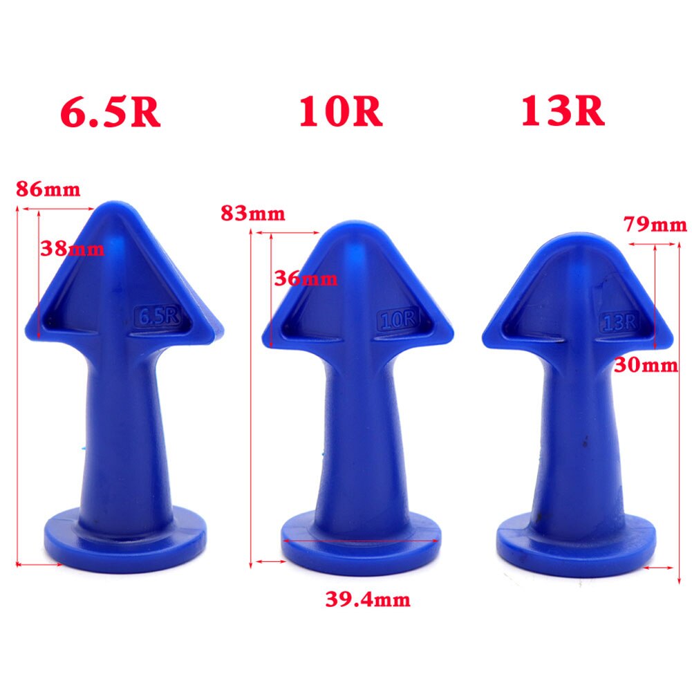 3 Pcs Silicone Glass Cement Scraper Tool Caulking Sealant Finishing Grout Floor Cleaning Tile Dirt Tool Spatula Glue Shovel