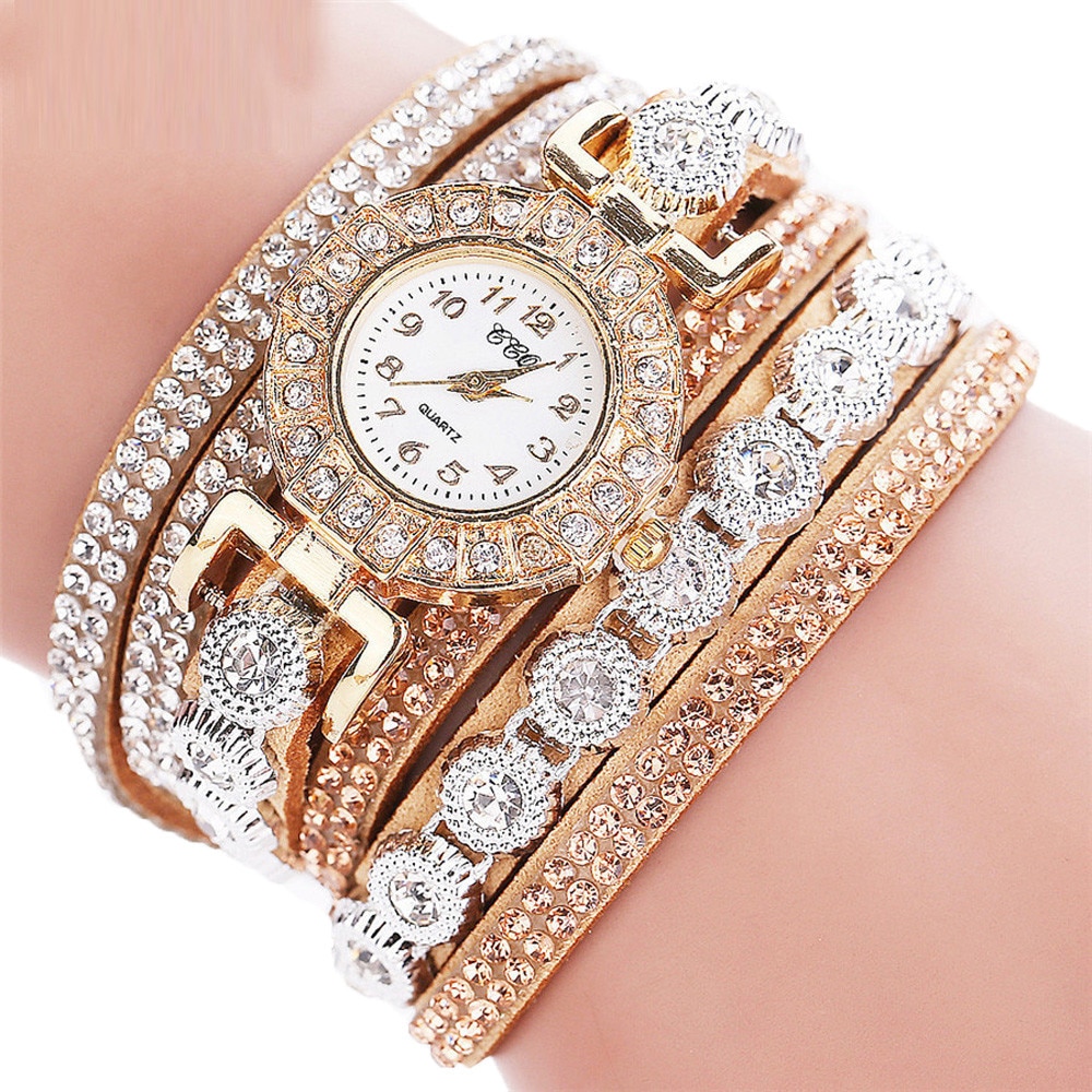 Vrouwen casual analoge quartz armbanden vrouwen strass horloge armband horloge zegarek damski vrouwen horloges reloj mujer