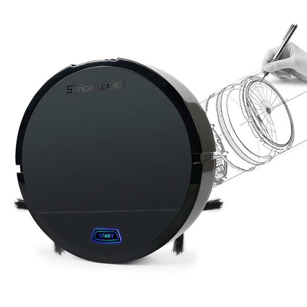 Toy Dust Powerful USB Hair Rechargeable Auto Office Floor Dirt Sweeping Robot Home Vacuum Cleaner Electric Anti-fall