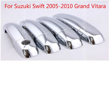 Chrome Auto Deurklink Cover Trim Sticker Voor Suzuki Swift 2005 Grand Vitara 2005 2006 2007