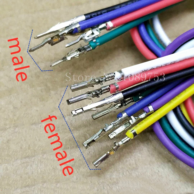 10 stk molex stik 3.0mm pitch small 5557/5559 han og hun docking terminal ledning 20cm elektronisk kabel tilslutningssæt