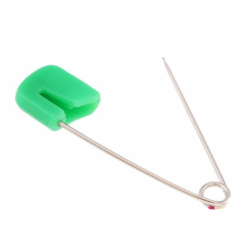 15Pcs Plastic Head Safety Pins Safety Locking Baby Cloth Diaper Nappy Pins Buckles DIY Needle Pins Sewing Supplies