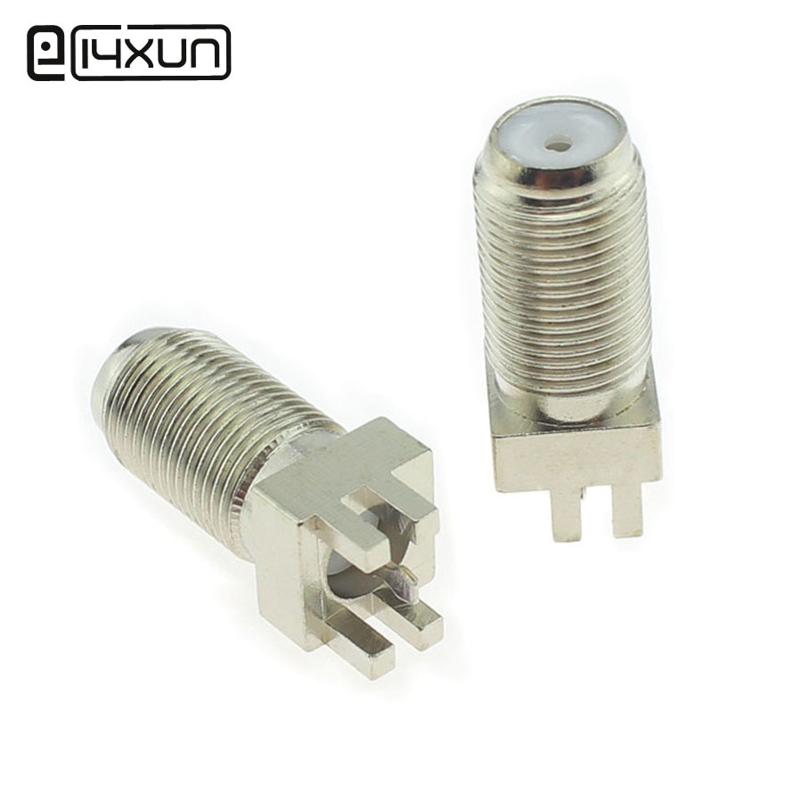 EClyxun 2 Stks 4Pin Inch F Socket Gelaste Vertial PCB Connector Terminal