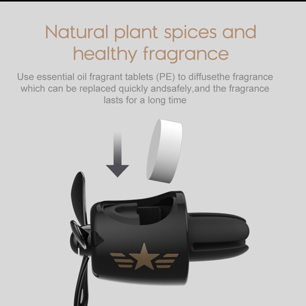 Parfyme bil luftfrisker 1pc mini vifte søt automatisk luftventilklips utløp aromaterapi bil-styling interiør tilbehør