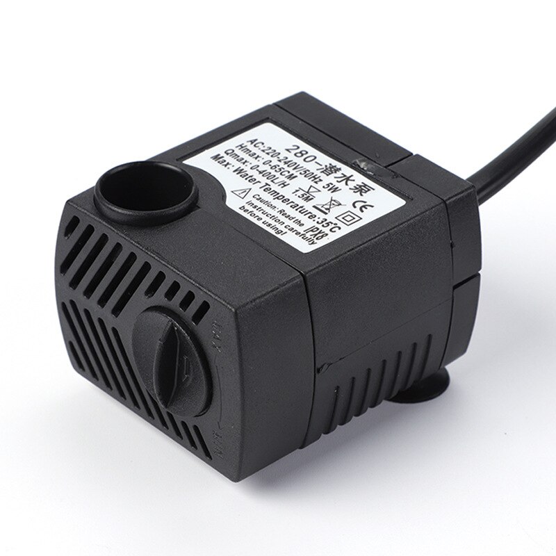 Small Mini Micro Submersible Water Fountain Pump Filter Fish Pond Aquarium Tank Aquarium Air Fish N